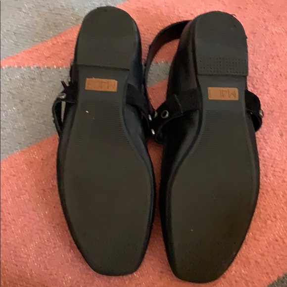 M4de Black Leather Ballet Flats - Picture 3 of 6